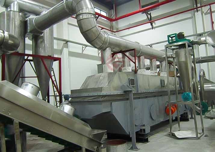 客戶定製振動（dòng）流化床幹燥機